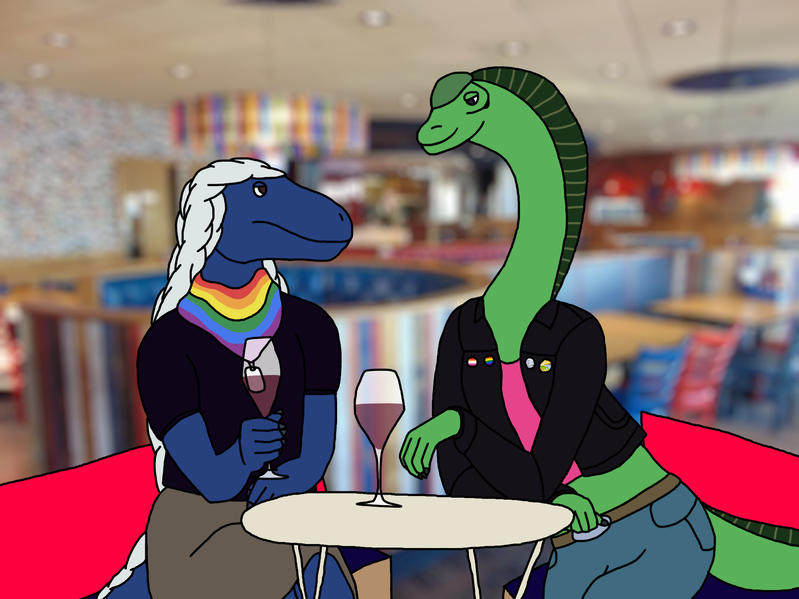 Trans Rex and Punkasaur